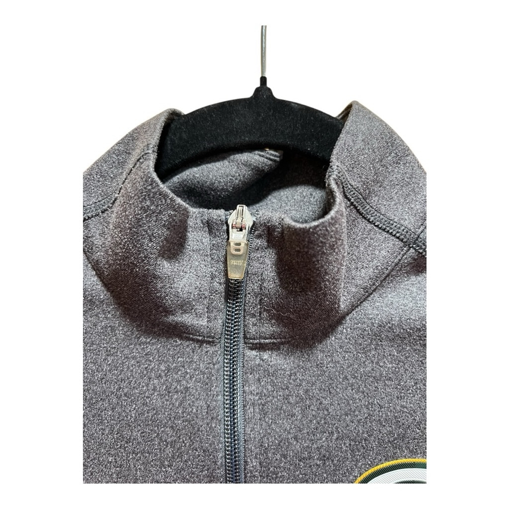 Women's XS Green Bay Packers Cutter & Buck CB DryTec Jacket Gray - Picture 5 of 9